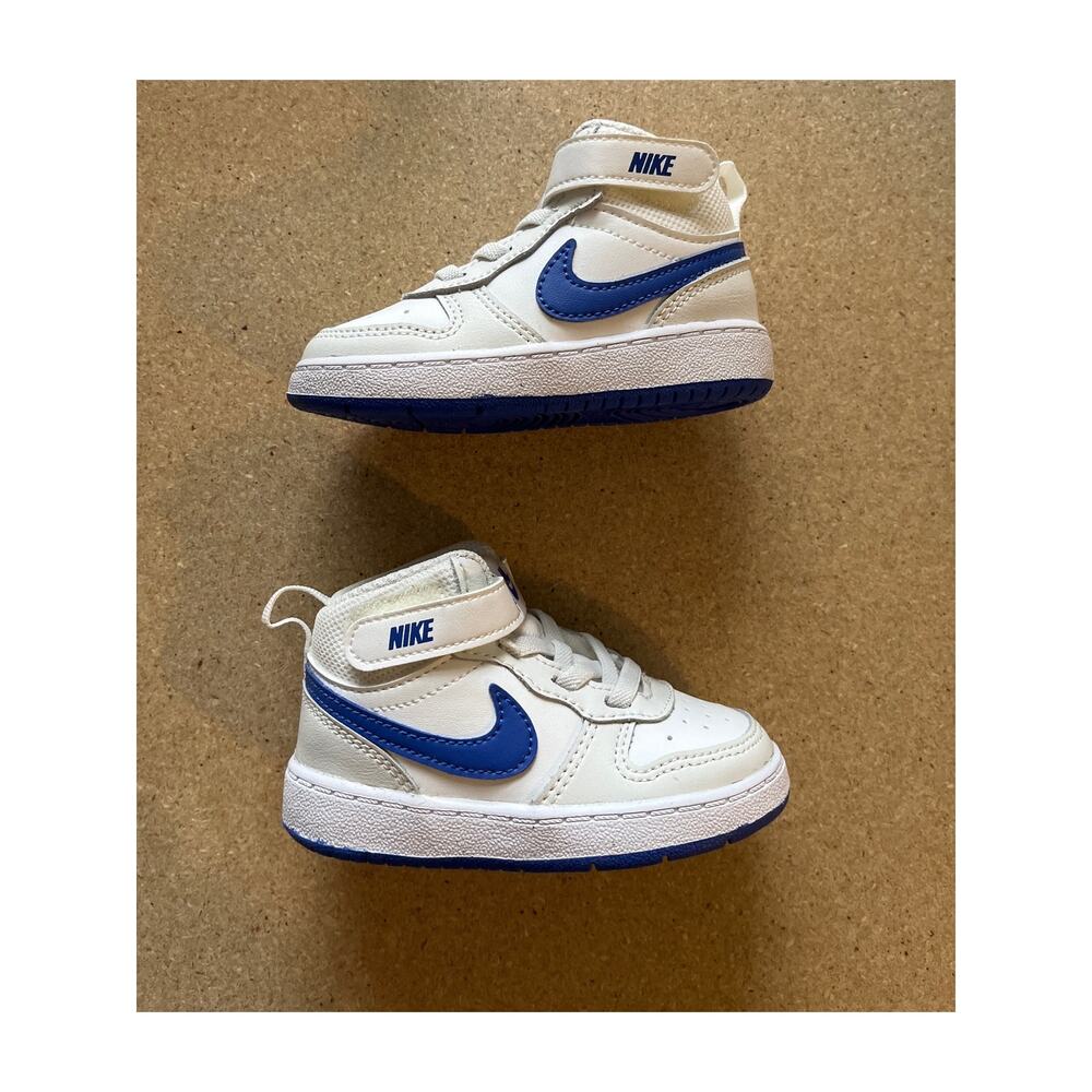 NIB Toddler Nike Court Borough Mid 2 - Size 6C - CD7784-113